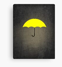 You are my Yellow Umbrella Leinwanddruck