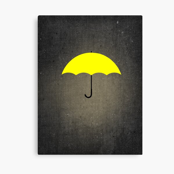 You are my Yellow Umbrella Canvas Print