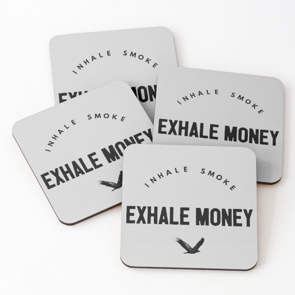 Item preview, Inhale smoke- funny firefighter designed and sold by Firefamily.