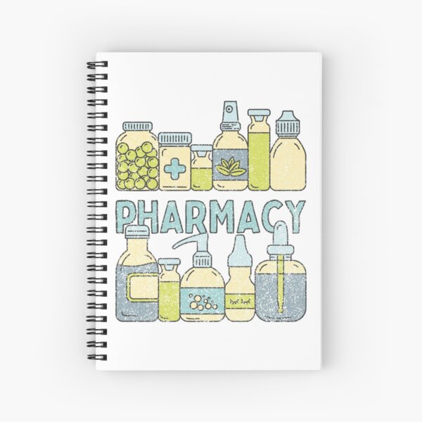Cuaderno de espiral «Farmacia verde» de Eenig | Redbubble