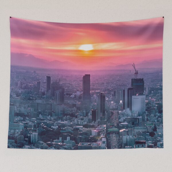 Item preview, Sunset over Tokyo designed and sold by TokyoLuv.