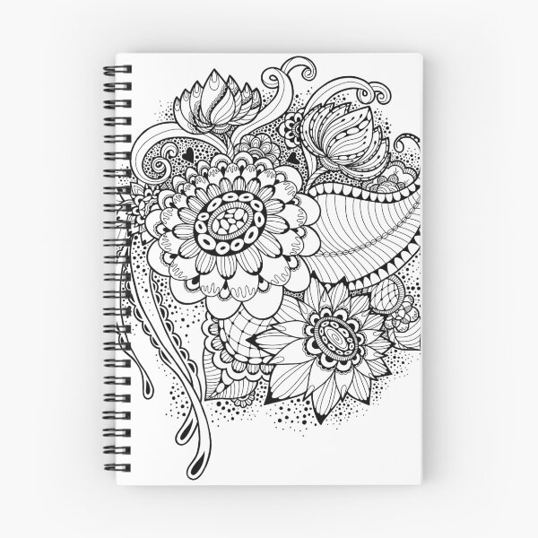 Item preview, Simple Flower Doodles designed and sold by bheldoodles.