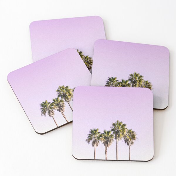 Item preview, Peaceful Pink Gradient Sky + Palm Tree designed and sold by OceanSand.