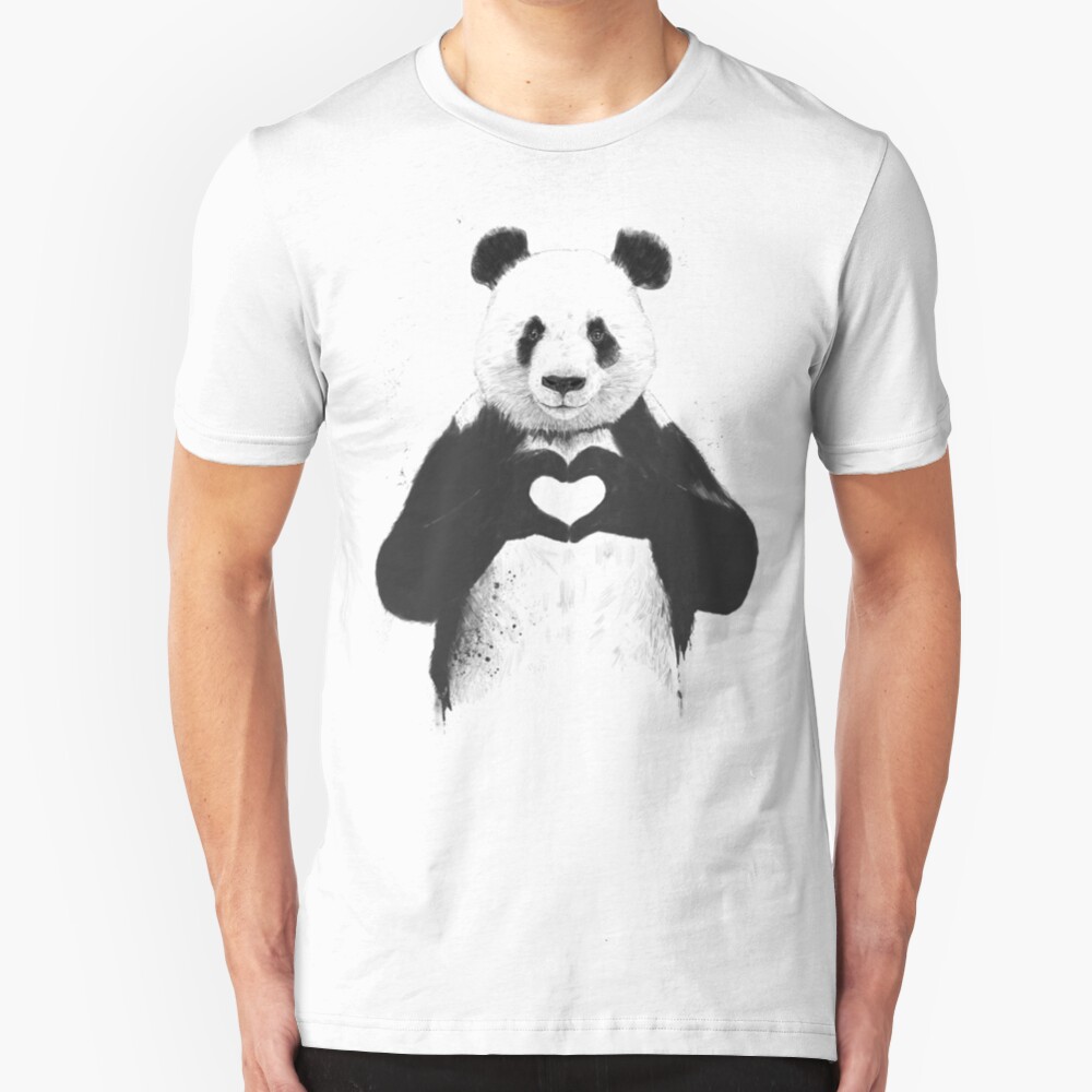 All you need is love Slim Fit T-Shirt