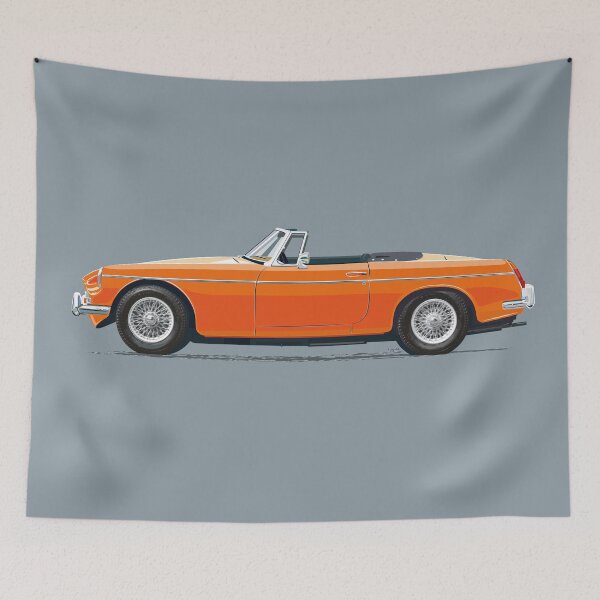 Item preview, Blaze Orange MGB – a Classic British Sports Car designed and sold by Bigs66.