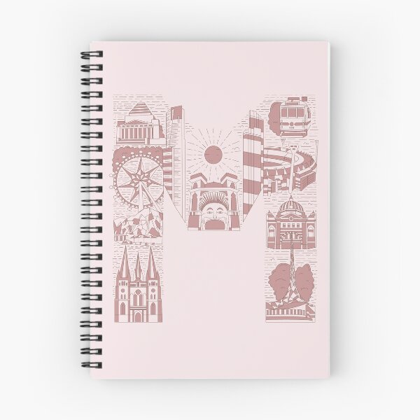 Item preview, M is for Melbourne - Pink designed and sold by CarleeJFerguson.