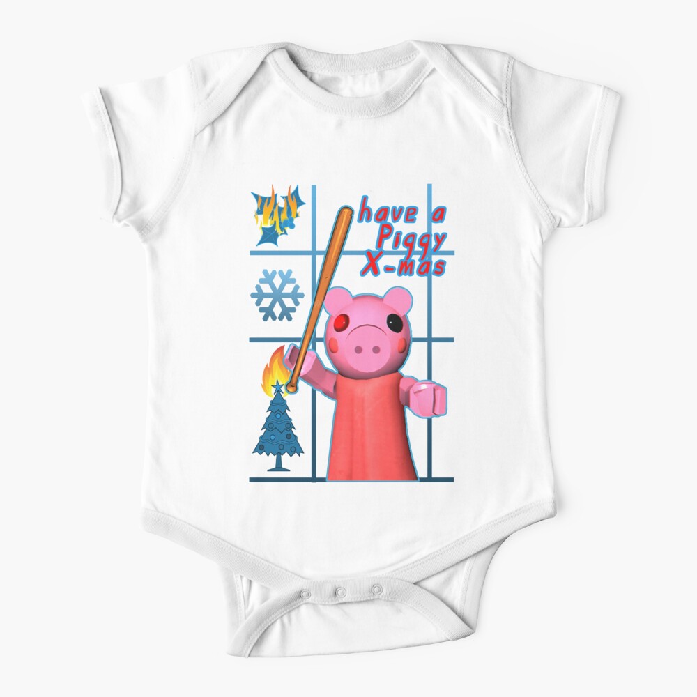 Piggy Roblox Christmas Gift Baby One Piece By Freedomcrew Redbubble - roblox long sleeve baby one piece redbubble