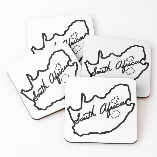 Item preview, South Africa Line Drawing of Map designed and sold by meleyart.