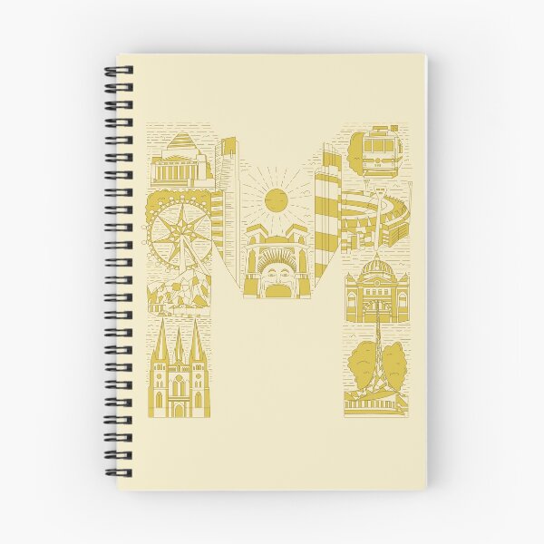 Item preview, M is for Melbourne - Yellow designed and sold by CarleeJFerguson.