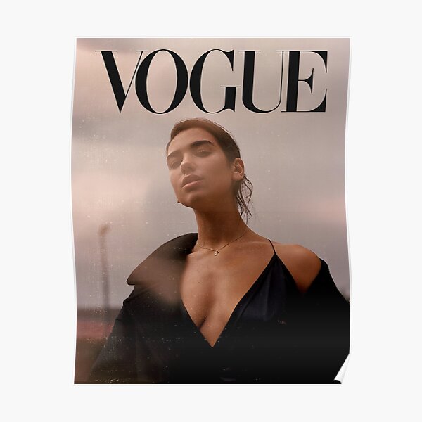 VOGUE : Dua Vintage Lipa Poster