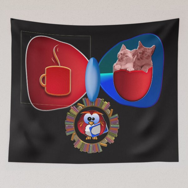 Item preview,  BOW TIE FOR FANS OF COFFEE BOOKS AND KITTENS designed and sold by Ralek.