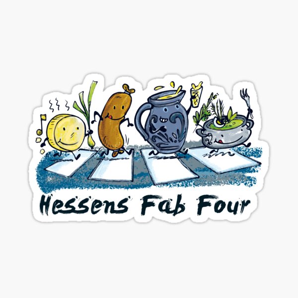 Hessens Fab Four Sticker