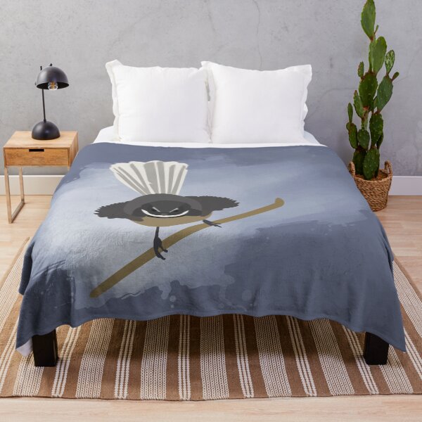 Item preview, Fantail Bird of New Zealand designed and sold by kiwishirts.