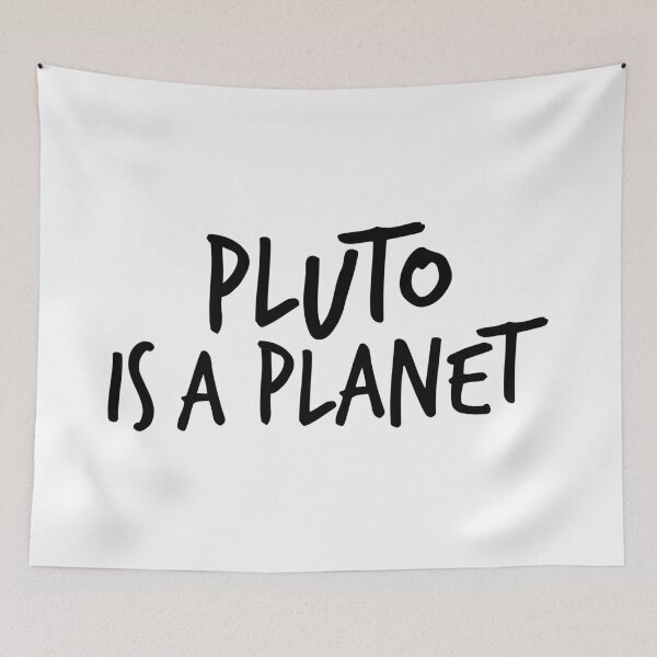 Item preview, Pluto is a Planet - White Lie Party designed and sold by RicardoGomes.