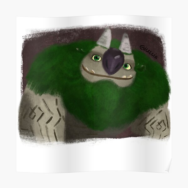 trollhunters aaarrrgghh Poster
