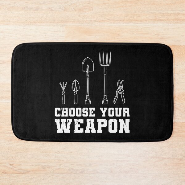 Item preview, Choose Your Weapon Garden Gift designed and sold by DelightfulDude.