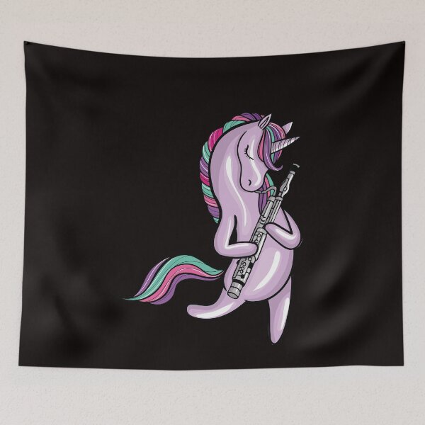 Item preview, Unicornio jugando fagot designed and sold by Whynot123.