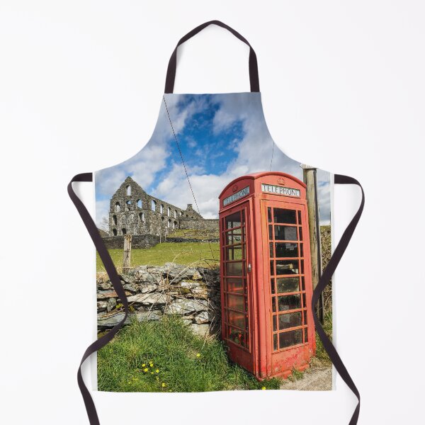 Item preview, Red Telephone Box and Slate Mill Ruins designed and sold by heidipics.