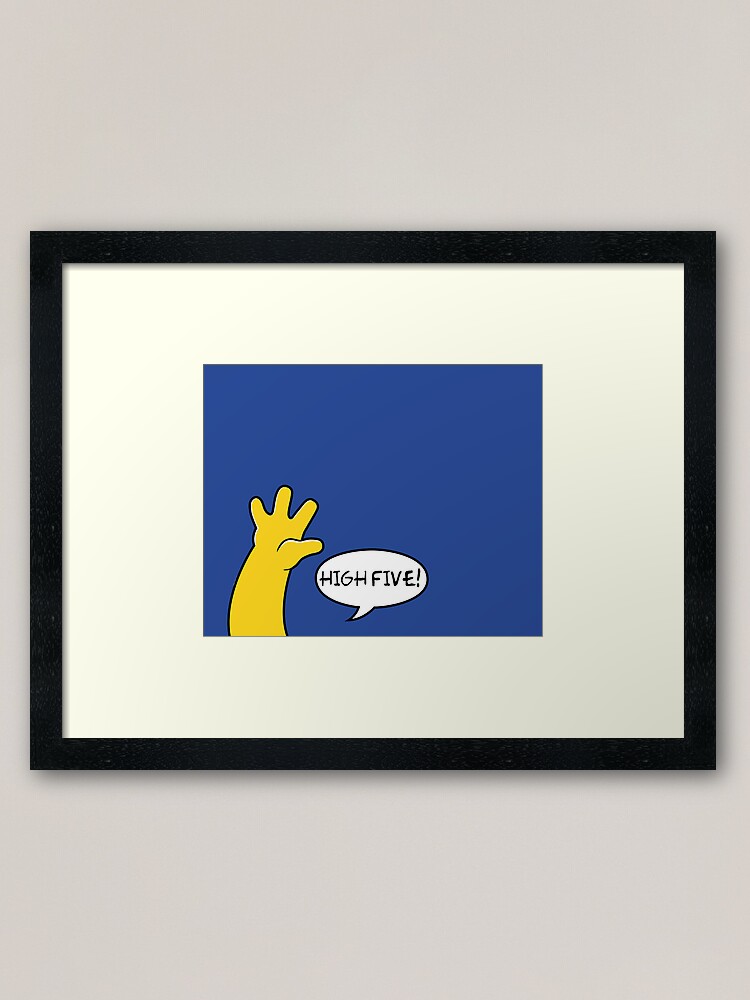 Thumbnail 1 von 7, Gerahmter Kunstdruck, Gib mir fünf! designt und verkauft von moritzstork.