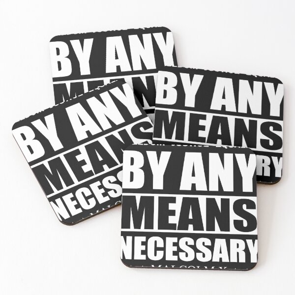 Item preview, By Any Means Necessary Malcolm X Freedom designed and sold by DelightfulDude.