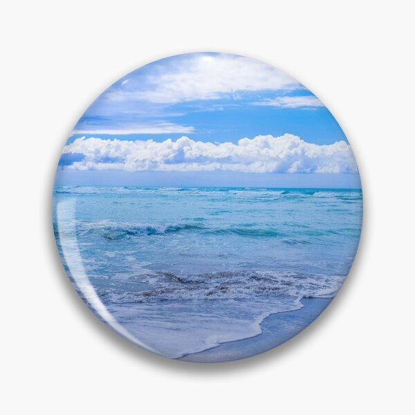 Item preview, Blue Ocean + Very Blue and Cloudy Sky designed and sold by OceanSand.