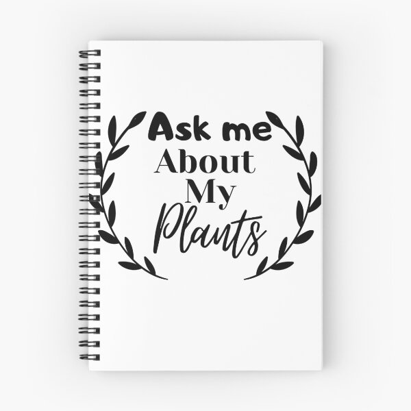 Item preview, Ask me about my plants typography designed and sold by Aiolin.