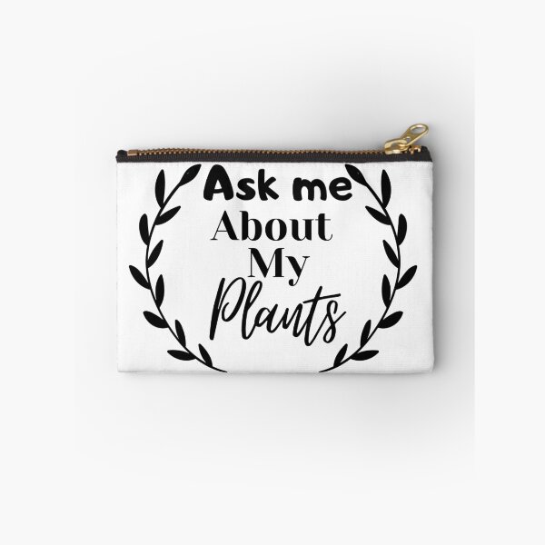 Item preview, Ask me about my plants typography designed and sold by Aiolin.