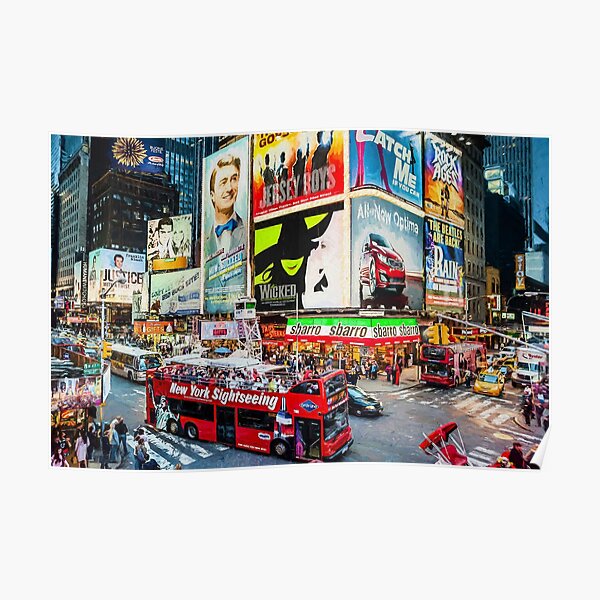 Times Square II (digitally remastered) Poster