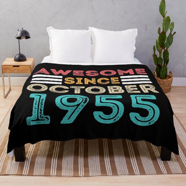 Item preview, Retro Vintage 65th Birthday - Awesome Since October 1955 designed and sold by meedTee.