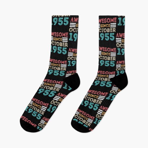 Item preview, Retro Vintage 65th Birthday - Awesome Since October 1955 designed and sold by meedTee.