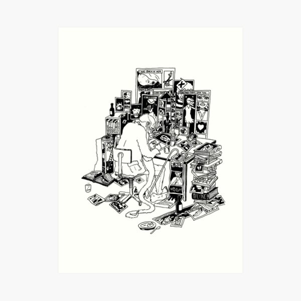 Draw my life Art Print