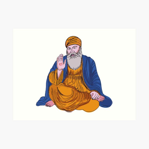 Vector Illustration Guru Nanak Jayanti Birth Anniversary Guru Nanak Dev  Stock Vector by ©Vectartist 430586830