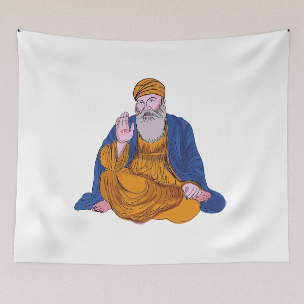 Item preview, GURU NANAK t-shirt | GURU NANAK painting poster  designed and sold by KARTICK DUTTA.