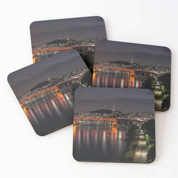 Item preview, Seongsu Bridge and Namsan Tower designed and sold by aaronchoi.