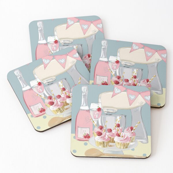 Item preview, Pink Prosecco Cupcakes designed and sold by Leatextileart.