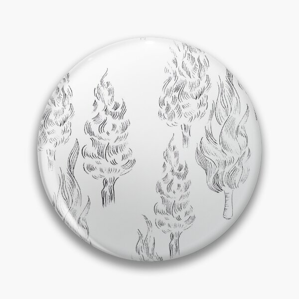 Item preview, Van gogh trees pattern in black & white designed and sold by raghda-s-m.