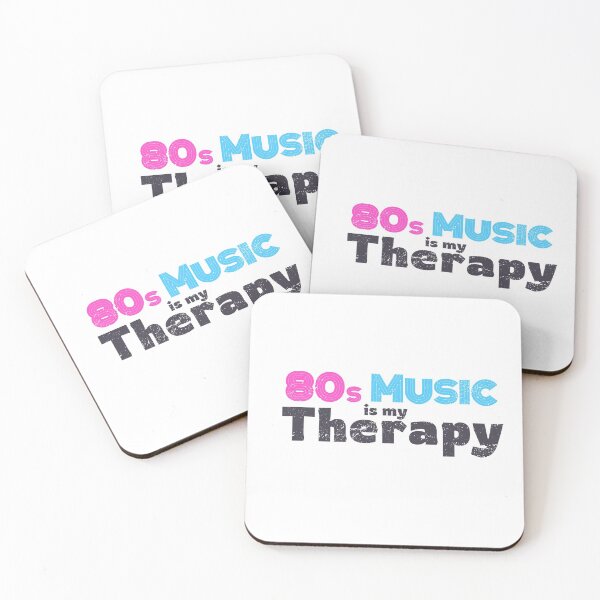 Item preview, 80s Music is my Therapy designed and sold by YCRDesign.