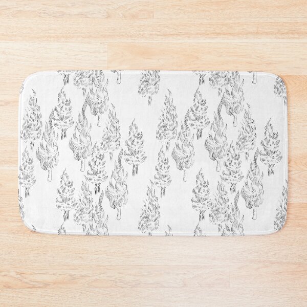 Item preview, Van gogh trees pattern in black & white designed and sold by raghda-s-m.