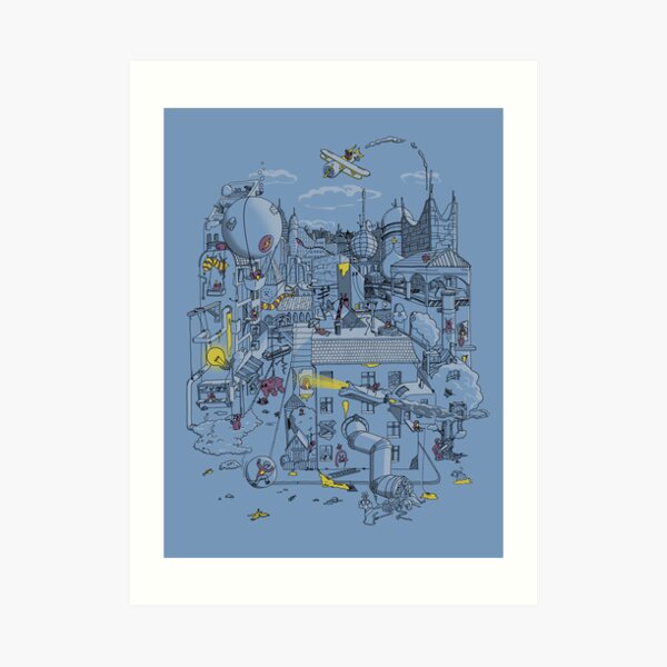 Ode an die Stadt Kunstdruck