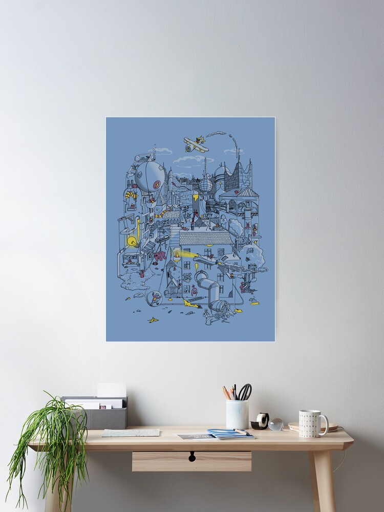 Thumbnail 1 von 3, Poster, Ode an die Stadt designt und verkauft von moritzstork.