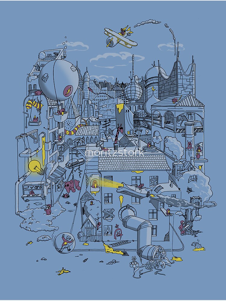 Thumbnail 3 von 3, Poster, Ode an die Stadt designt und verkauft von moritzstork.
