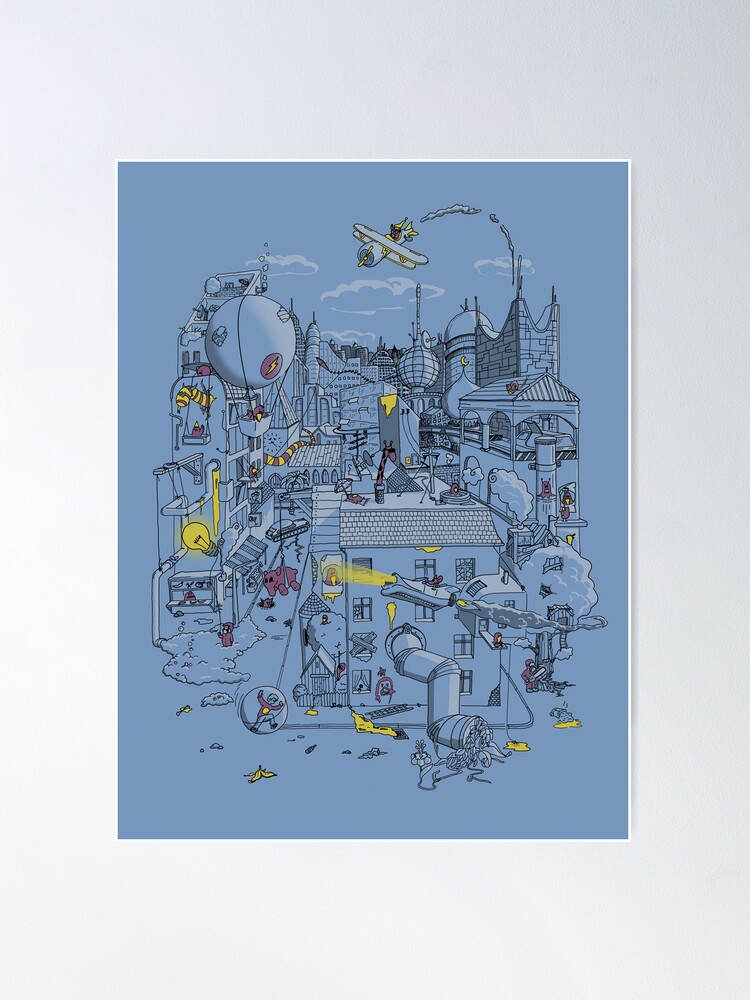 Thumbnail 2 von 3, Poster, Ode an die Stadt designt und verkauft von moritzstork.