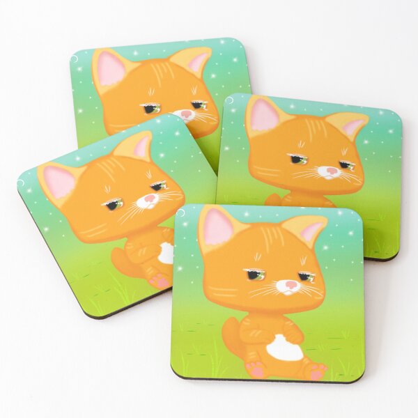 Item preview, Orange cat designed and sold by colorsofcherry.
