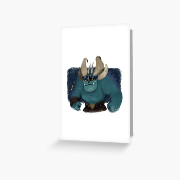 trollhunters draal Greeting Card