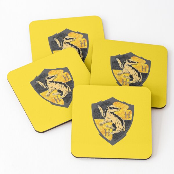 Item preview, Badger House Crest Black Yellow designed and sold by froggencrafts.