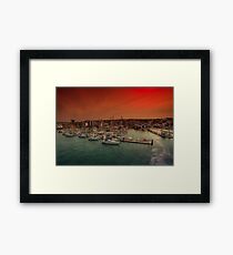 Shepards Wharf IOW Framed Print