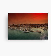Shepards Wharf IOW Canvas Print