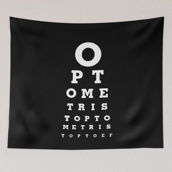Item preview, Funny Optometrist Size Chart designed and sold by Whynot123.