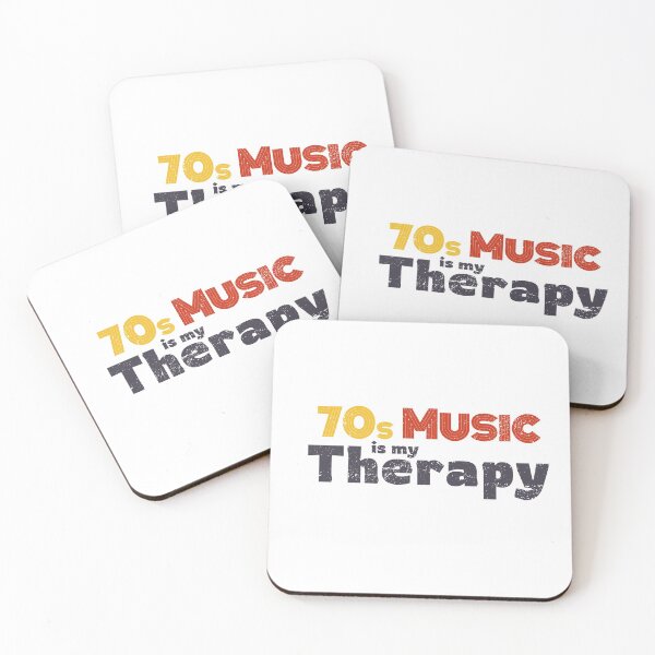 Item preview, 70s Music is my Therapy designed and sold by YCRDesign.