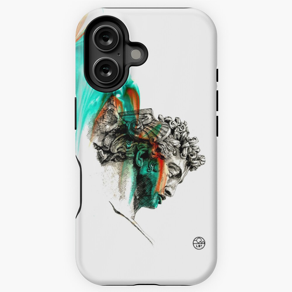 Aperçu de l'œuvre Coque antichoc iPhone créée et vendue par LoicBrDesign.